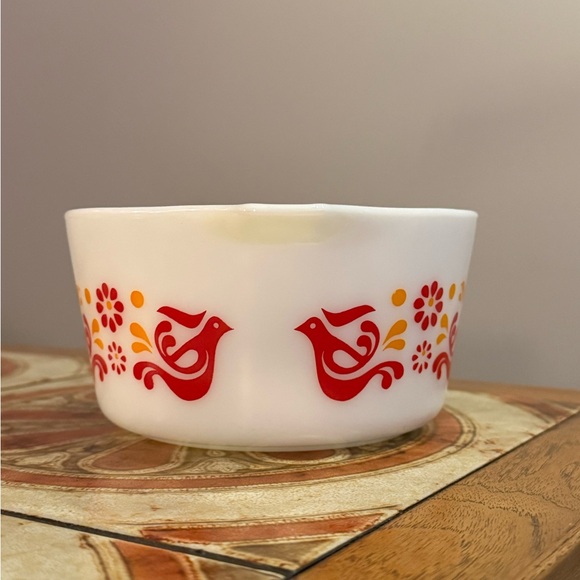 Rare Vintage Pyrex 70s 1QT Casserole Dish Friendship Pattern #473 W/O Lid - Picture 11 of 15